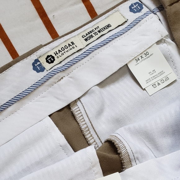 Haggar classic fit khaki - Picture 2 of 3